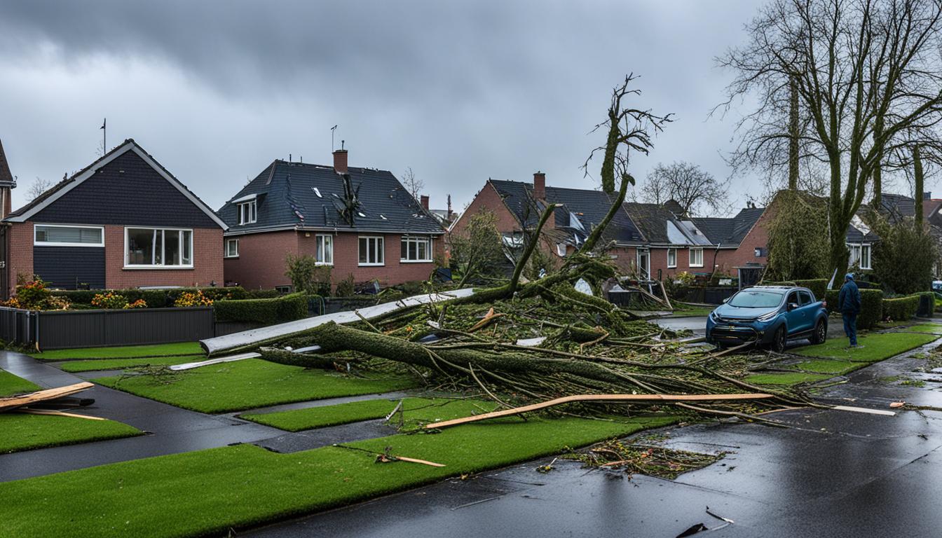 stormschade Zuid-Holland