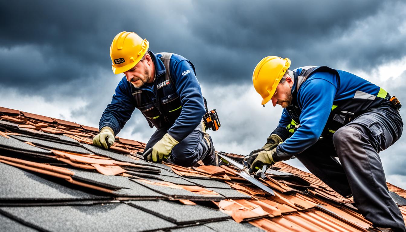 stormschade reparatie expert in actie